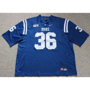 NCAA Duke Blue Devils Football Nick Morris Jr #36 Sewn Jersey 3XL XXXL Nike Blue